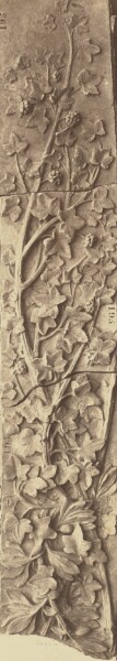 Édouard Baldus, [Detail of the Decoration of the Pavillon de Turgot, Louvre, Paris]