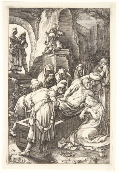 Hendrick Goltzius, Gravlæggelsen