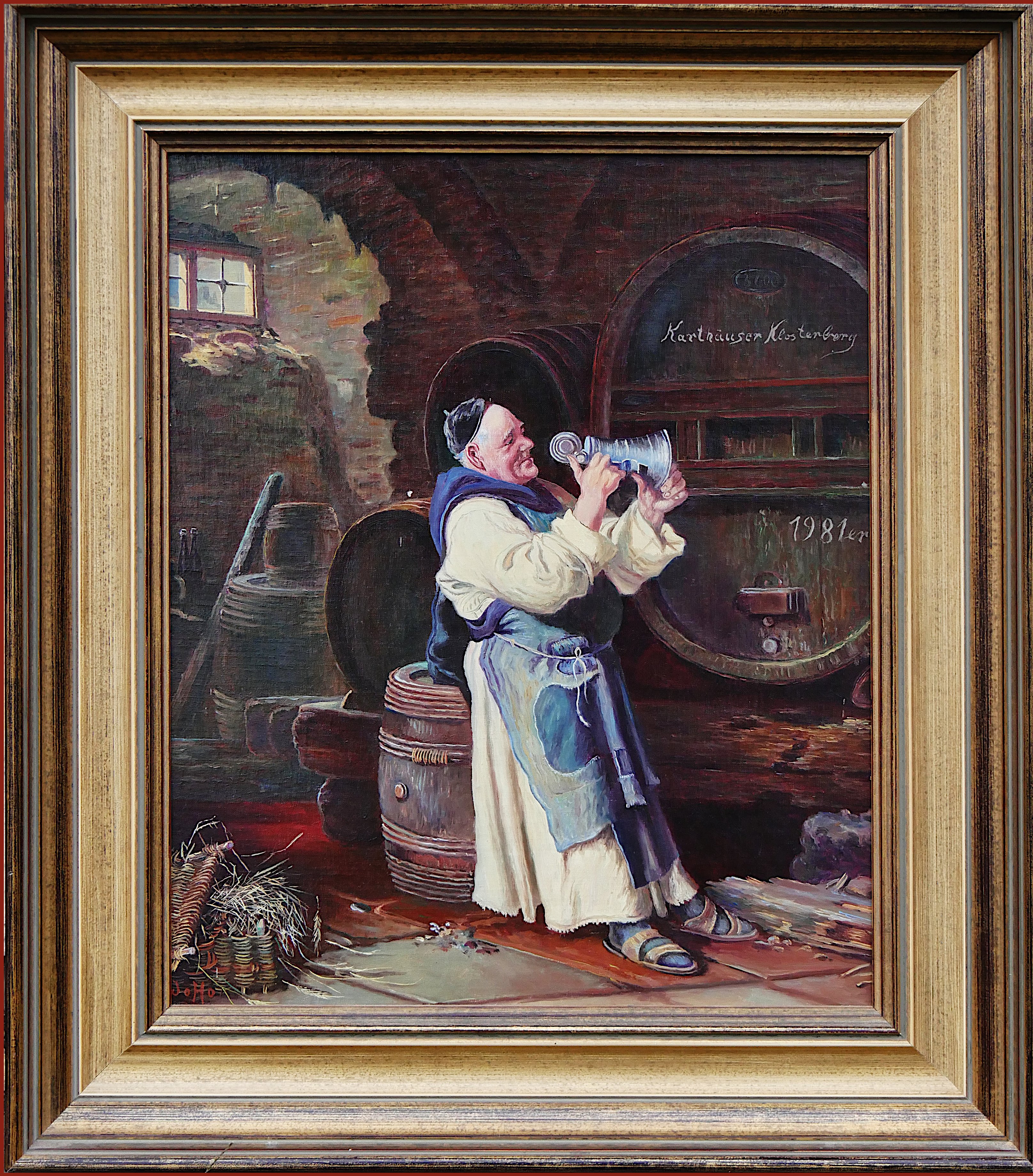 Johann Hoffmann, Mönch im Weinkeller