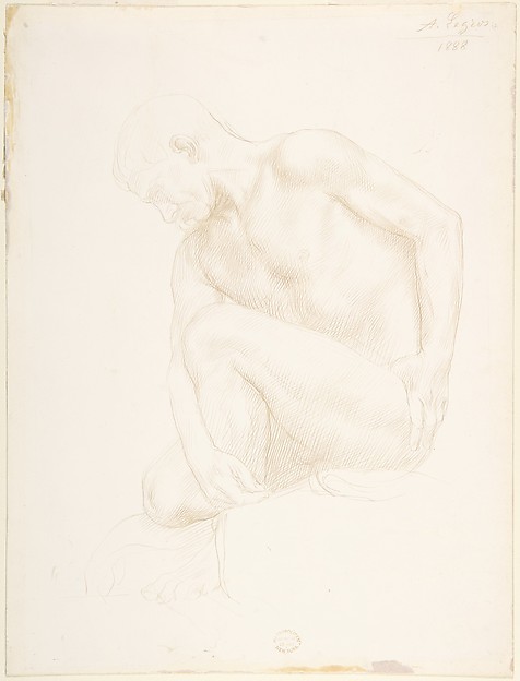 Alphonse Legros, Study of a Figure