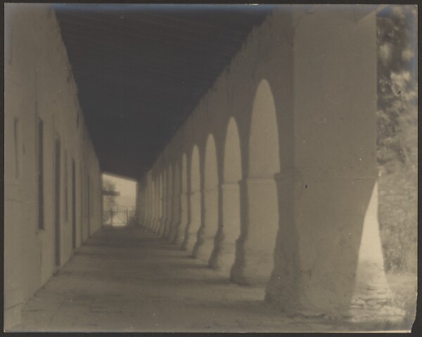 Louis Fleckenstein, [Arched Mission Hallway]