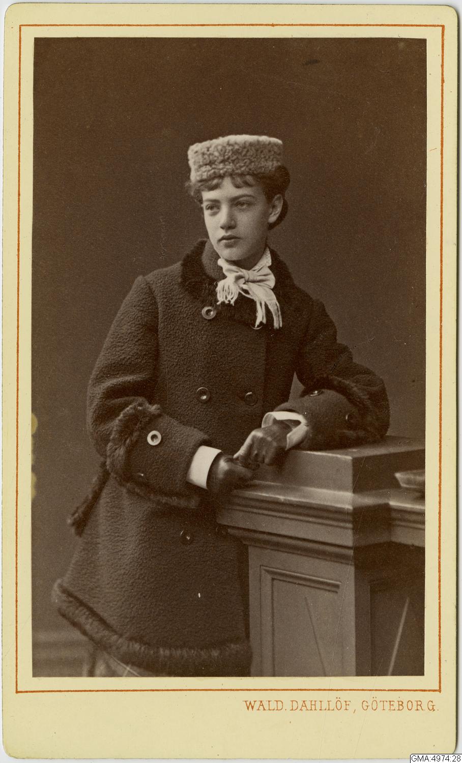Waldemar Dahllöf, fotografi, påsiktsbild, bilder, visitkort