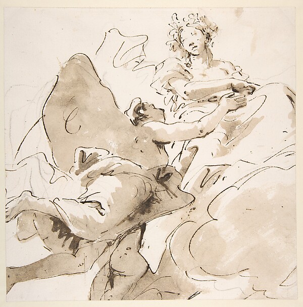 Giovanni Battista Tiepolo, Zephyr and Flora