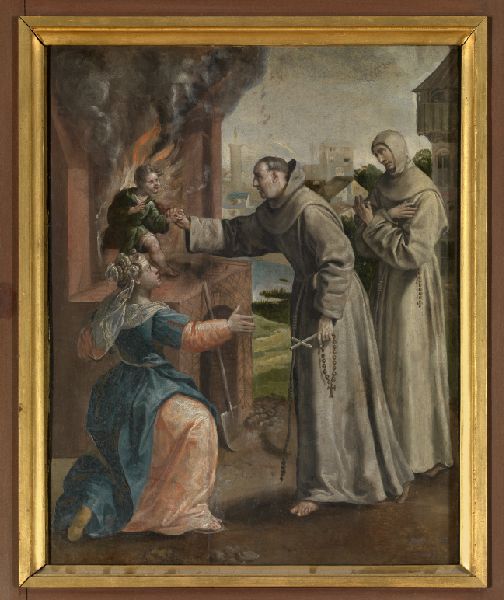 Maerten de Vos, Saint Didacus Saves a Boy From the Oven