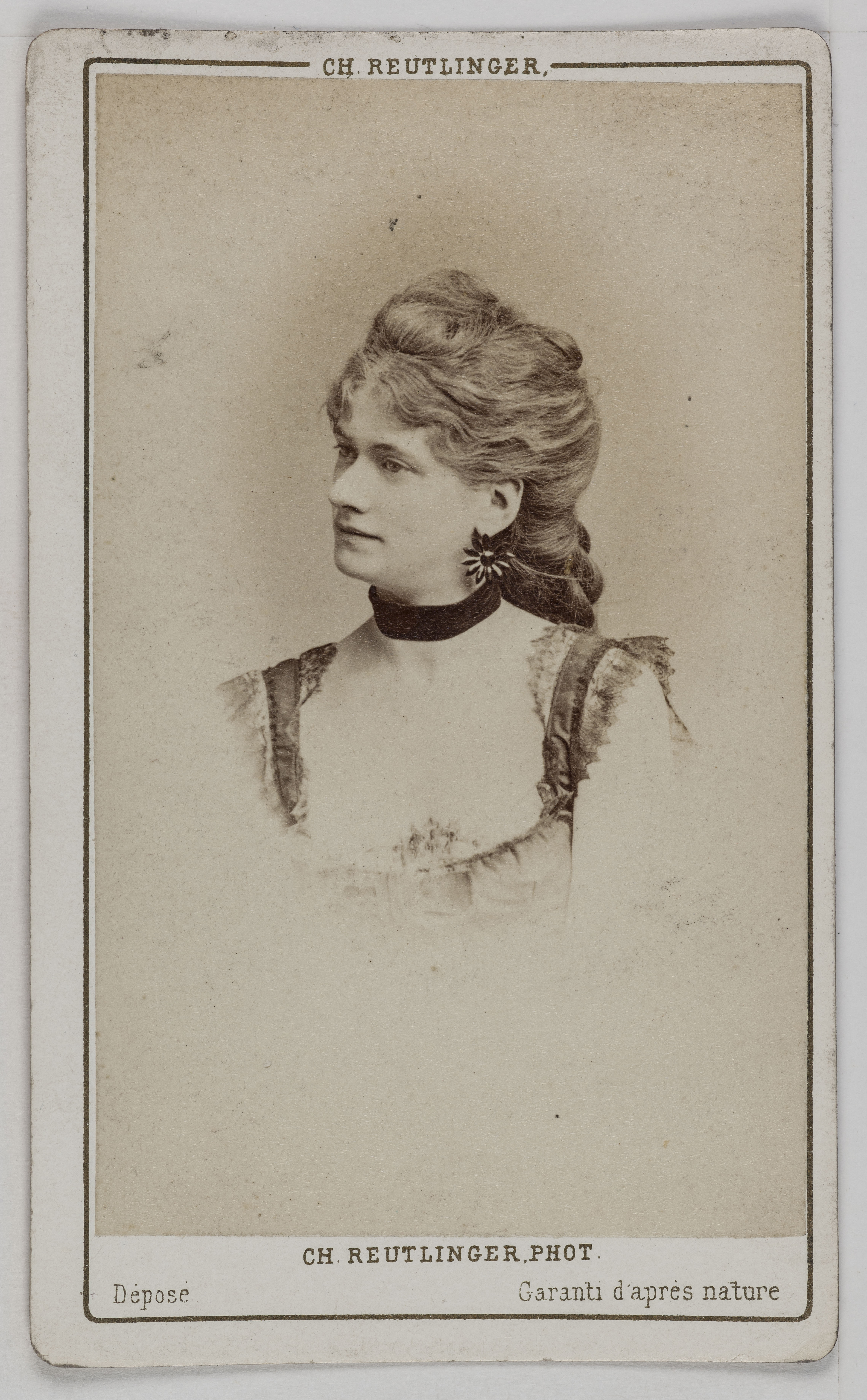 Charles Reutlinger, Portrait d'Andrée Wilhelm.
