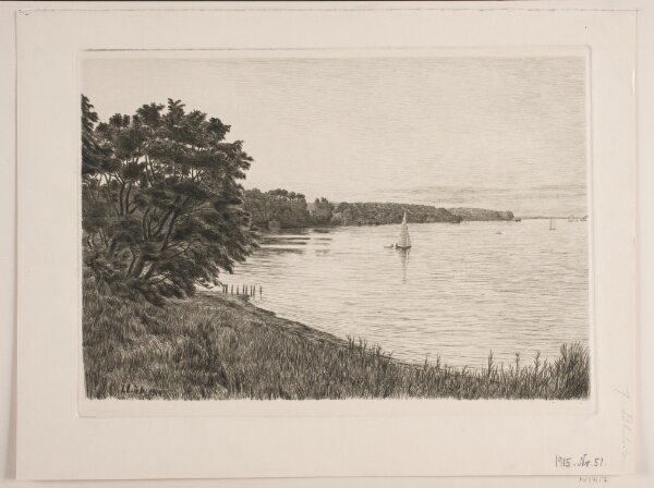 John Lübschitz, Aften ved Strandmøllebugten