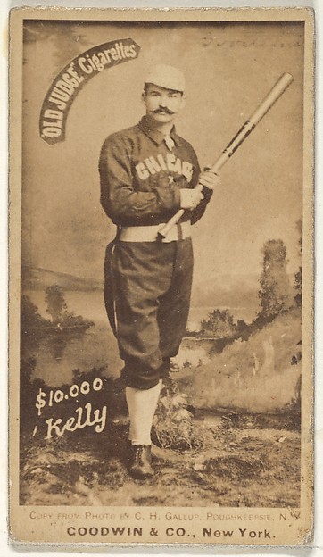 Goodwin & Company, "$10,000" Kelly, Chicago, from the Old Judge series (N172) for Old Judge Cigarettes