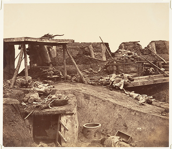 Felice Beato, [After the Capture of the Taku Forts]