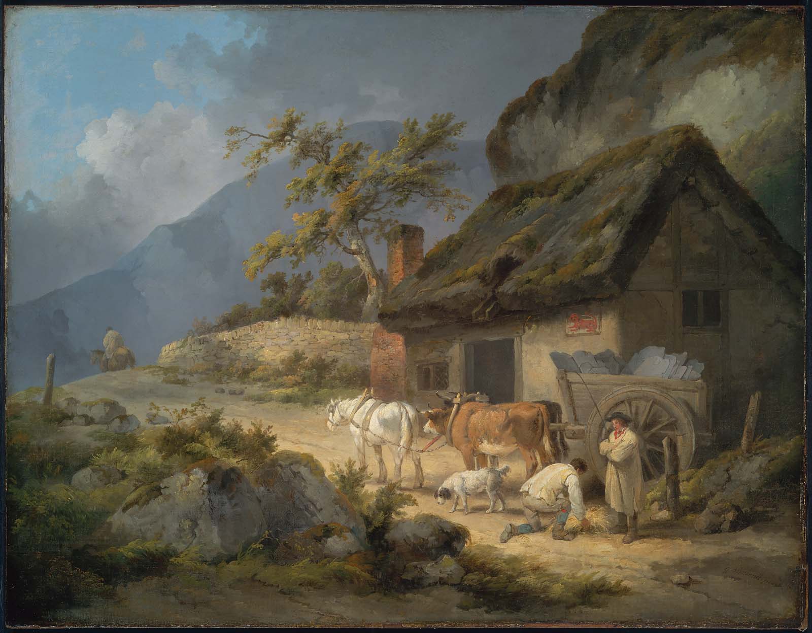 George Morland, Carters with a Load of Slate