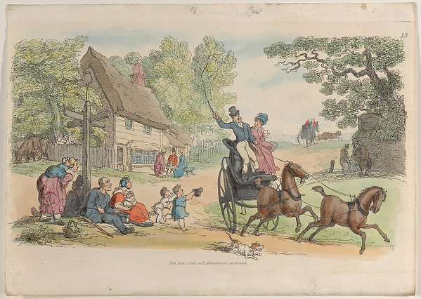 Thomas Rowlandson, Plate 13, from "World in Miniature"