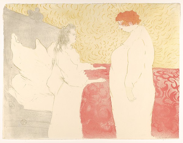 Henri de Toulouse-Lautrec, Getting Up, from "Elles"