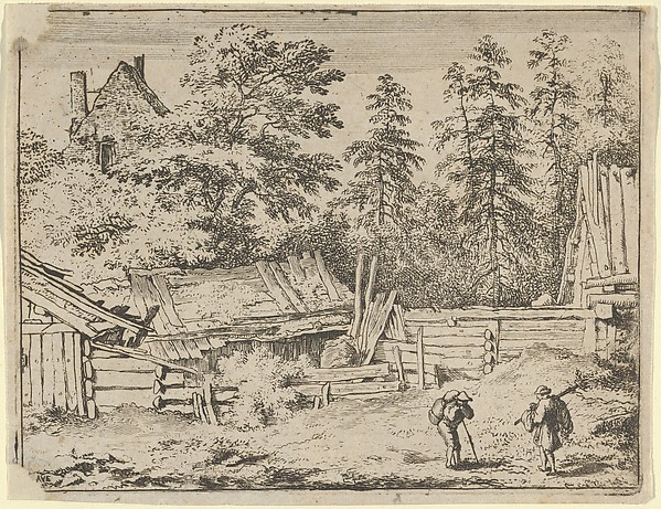 Allart van Everdingen, The Three Cottages