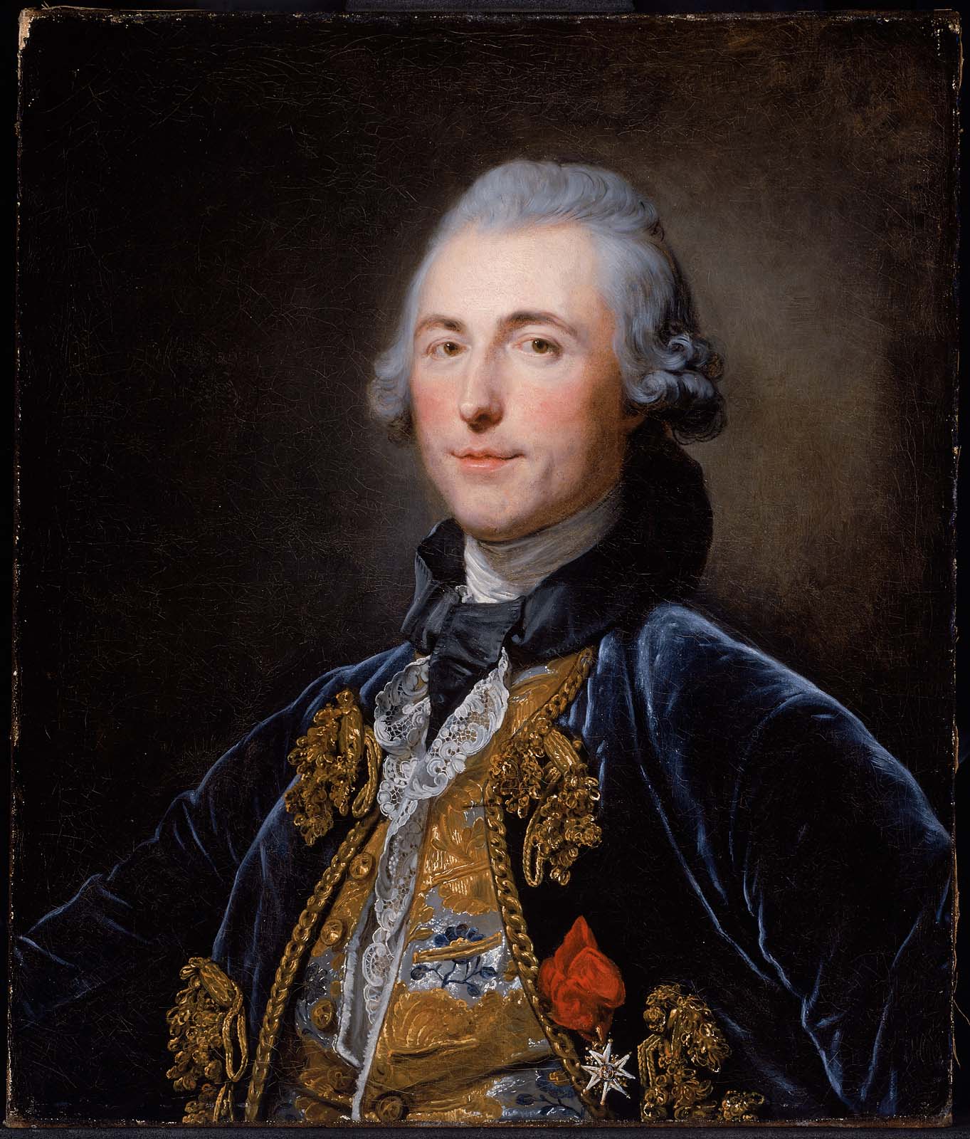 Jean-Baptiste Greuze, Presumed Portrait of Chevalier de Damery