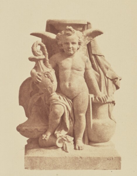 Édouard Baldus, ["La Céramique", Sculpture by Jean Pierre Victor Huguenin, Decoration of the Louvre, Paris]