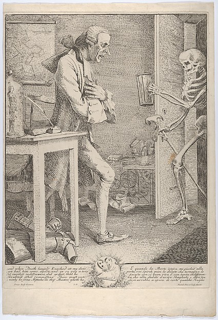Thomas Patch, Sterne and Death: "And When Death Himself Knocked at My Door"