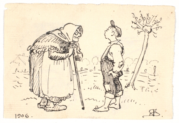 Niels Skovgaard, Drengen fra Vradinge