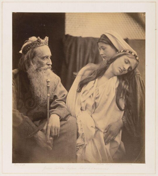 Julia Margaret Cameron, King Ahasuerus and Queen Esther in Apocrypha
