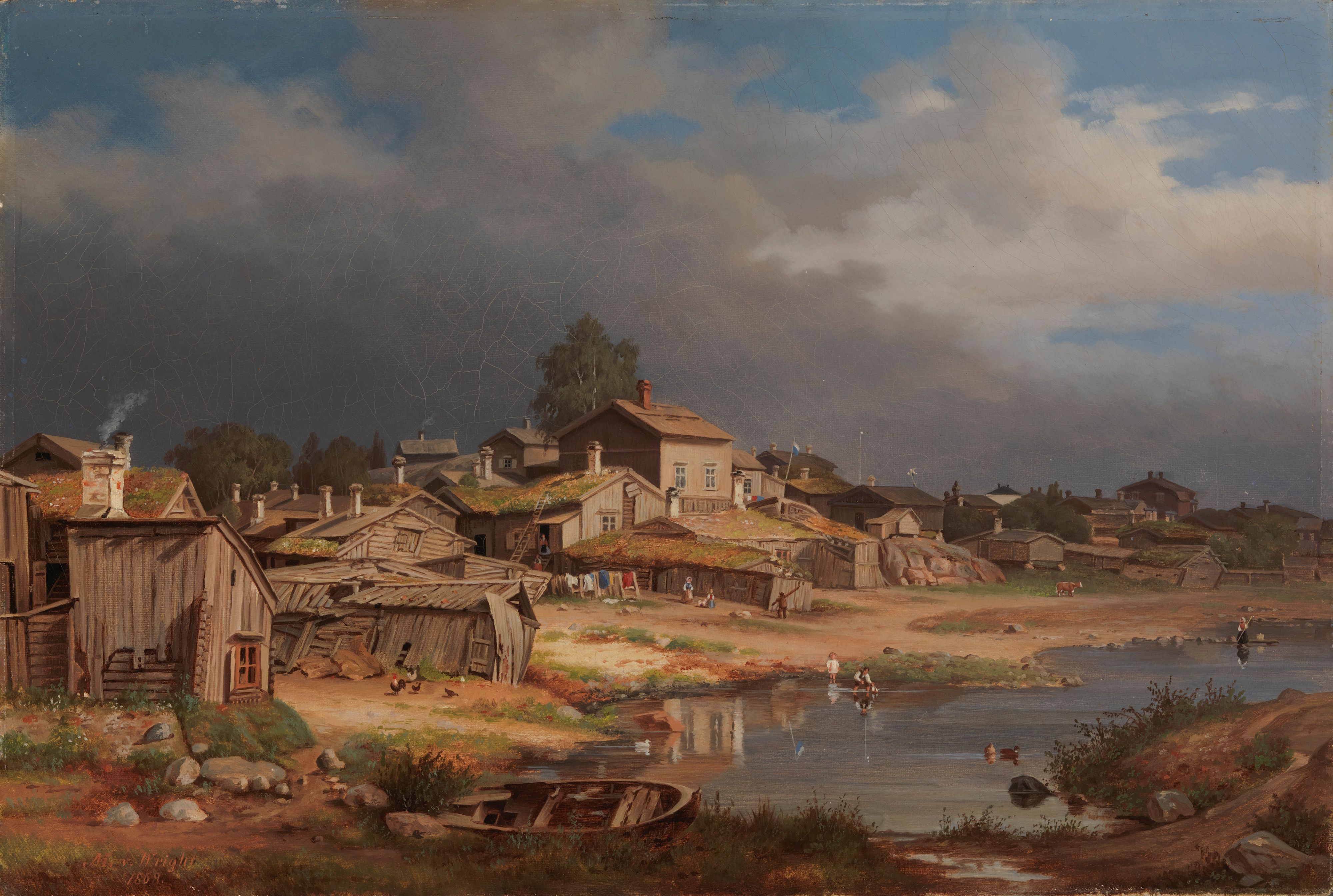 Magnus von Wright, View from Katajanokka