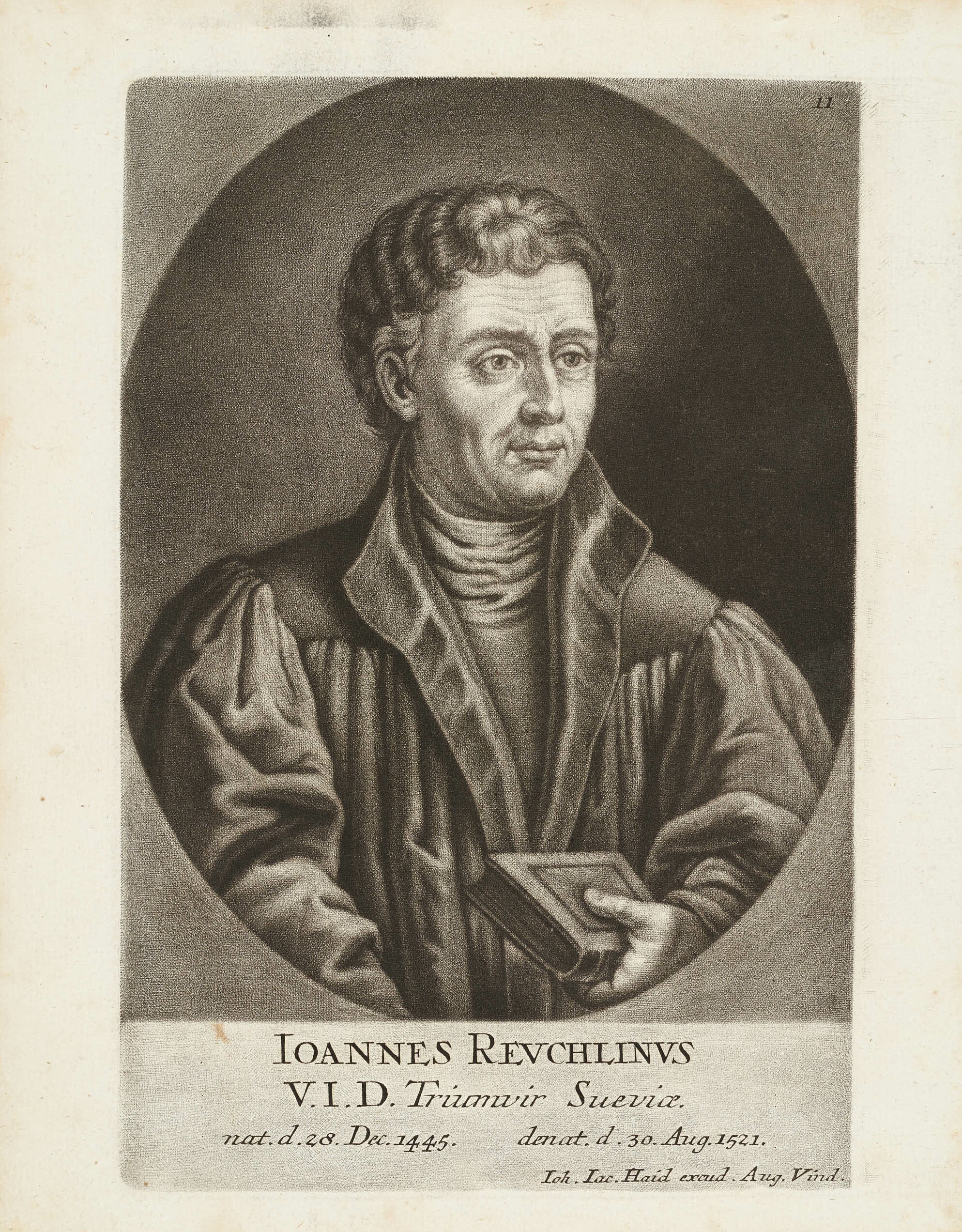 Johann Jacob Haid, Bildnis Johannes Reuchlin