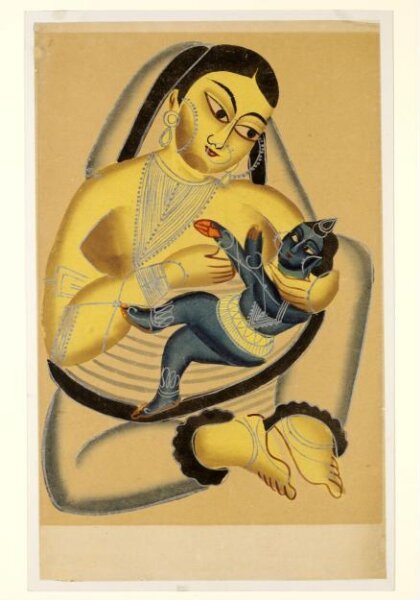 Unknown, Yasoda and Krishna