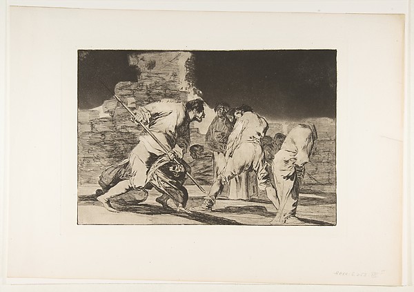 Goya (Francisco de Goya y Lucientes), Cruel Folly, from "The Disparates" (Follies / Irrationalities)