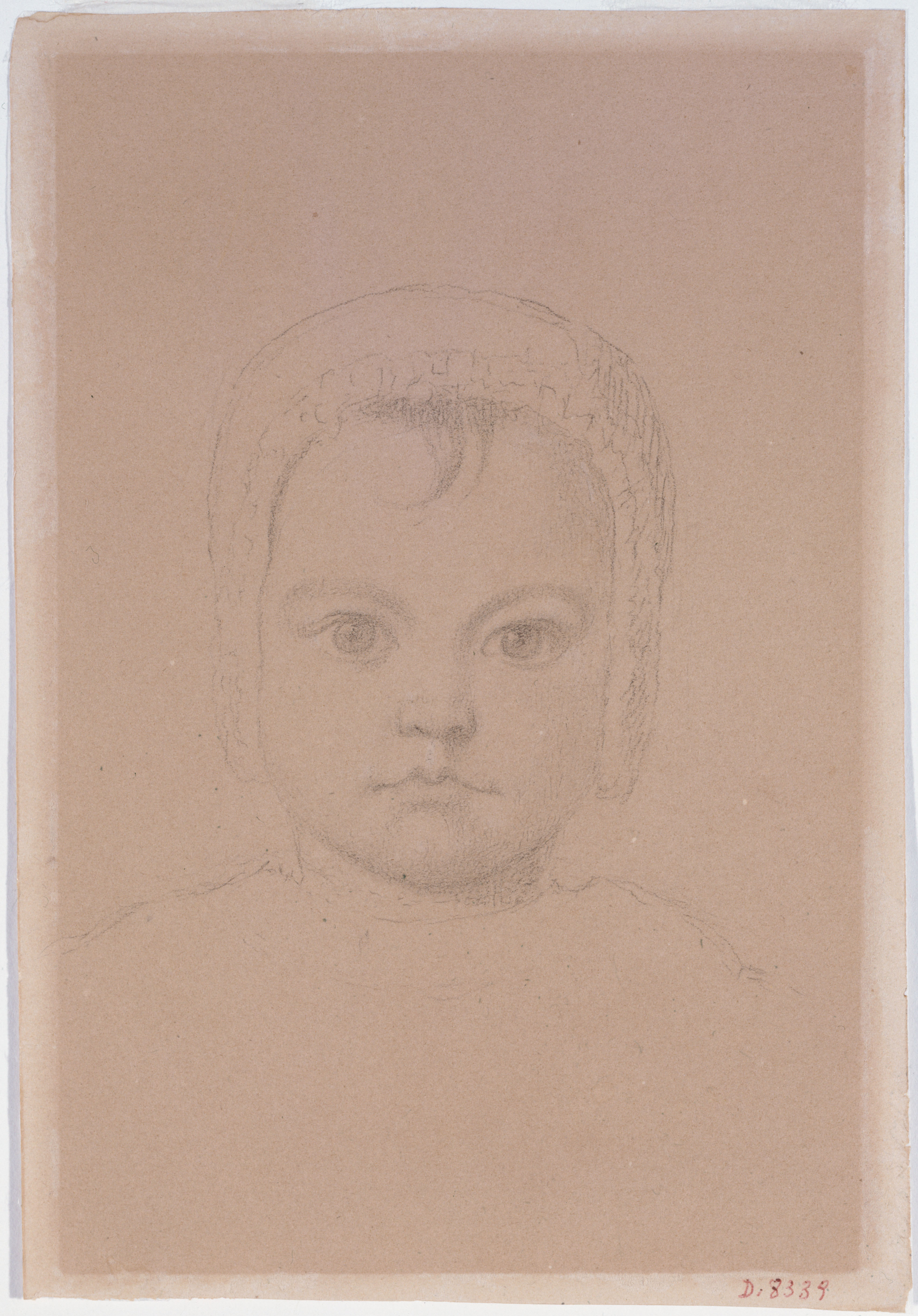 Luigi Calamatta, Portrait d'Aurore Lauth-Sand enfant