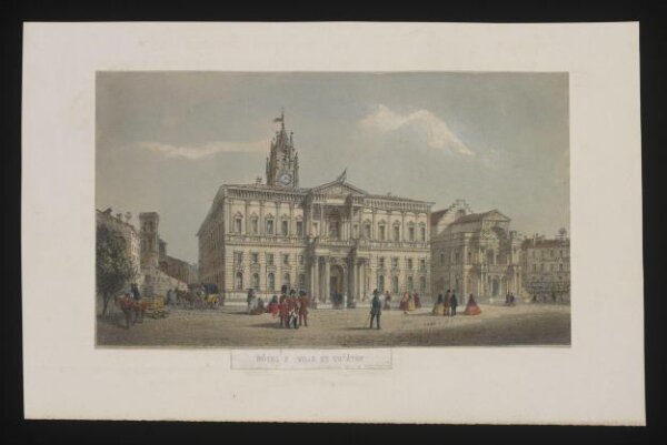 Unknown, Hôtel de Ville et Thèâtre in France