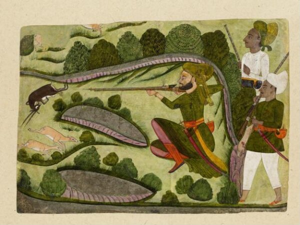 Unknown, An Antelope hunt