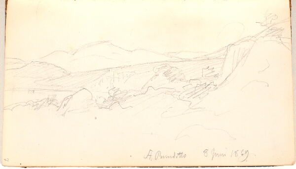 P.C. Skovgaard, Landskab med bjerge