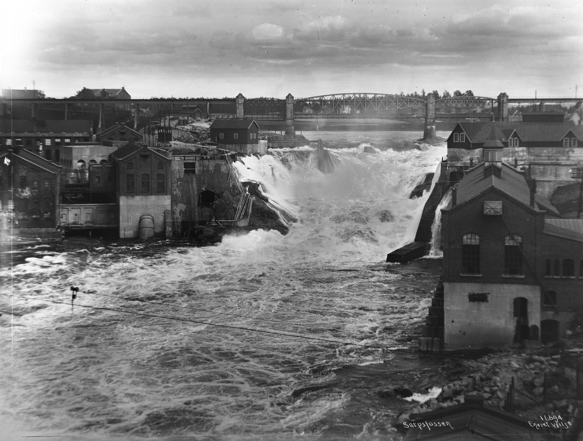 Anders Beer Wilse, Prot: Sarpsfossen