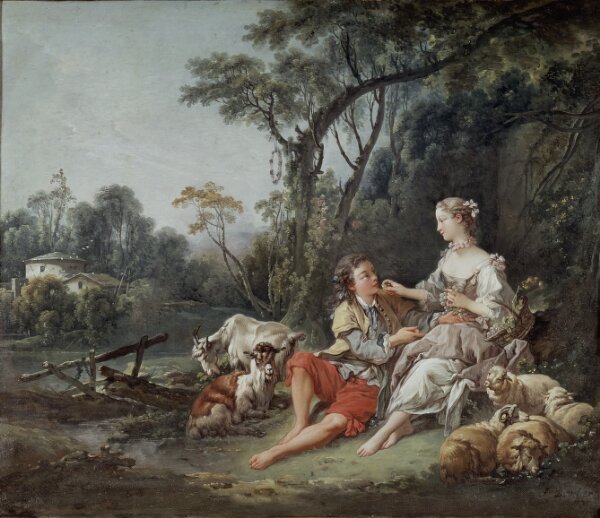 François Boucher, "Tänker han på druvorna?"
