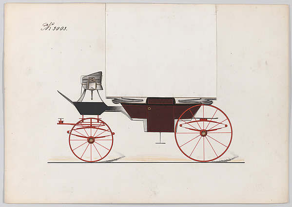Brewster & Co., Design for Landau, No. 3003