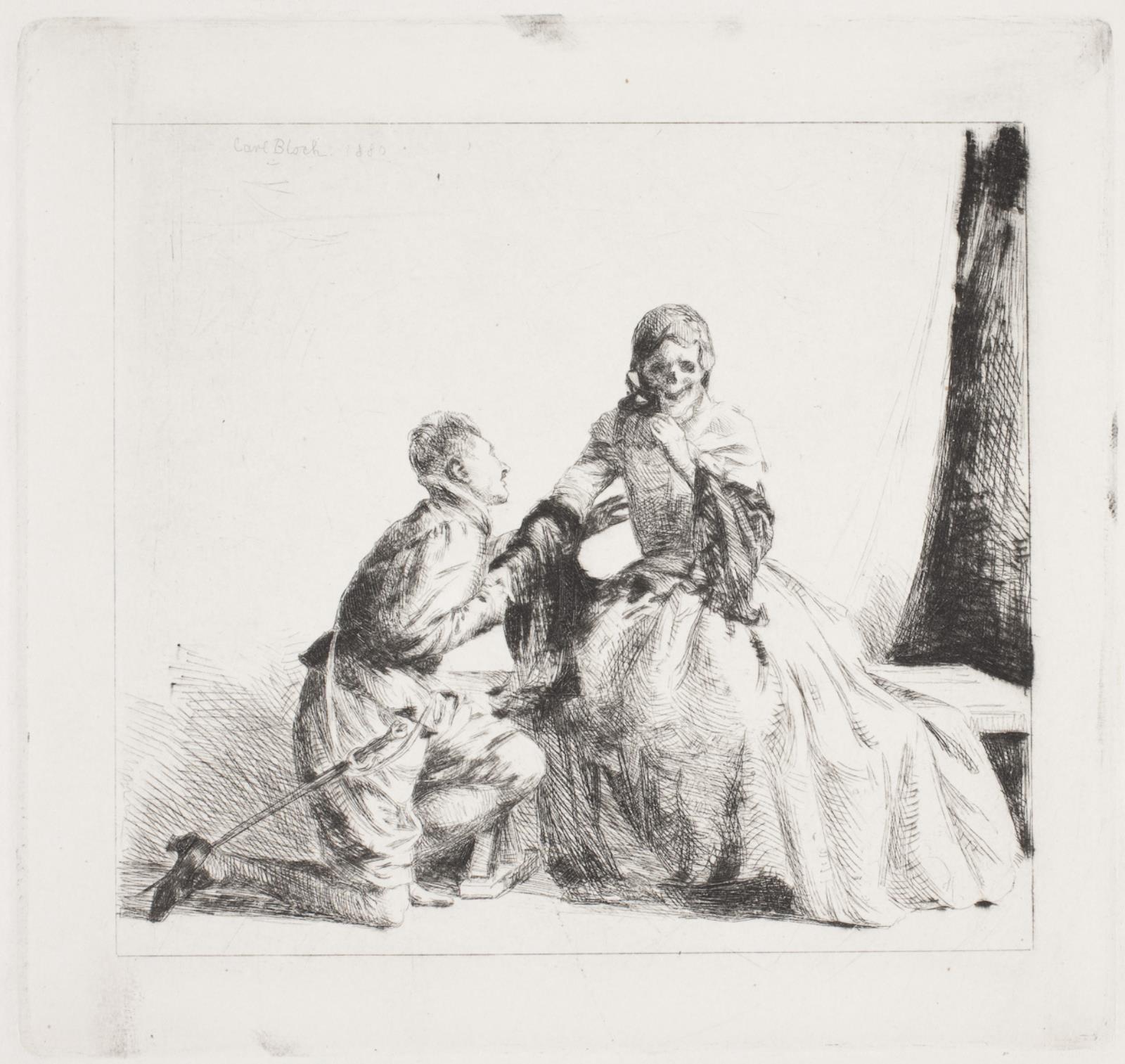 Carl Bloch, Den unge mand og Døden