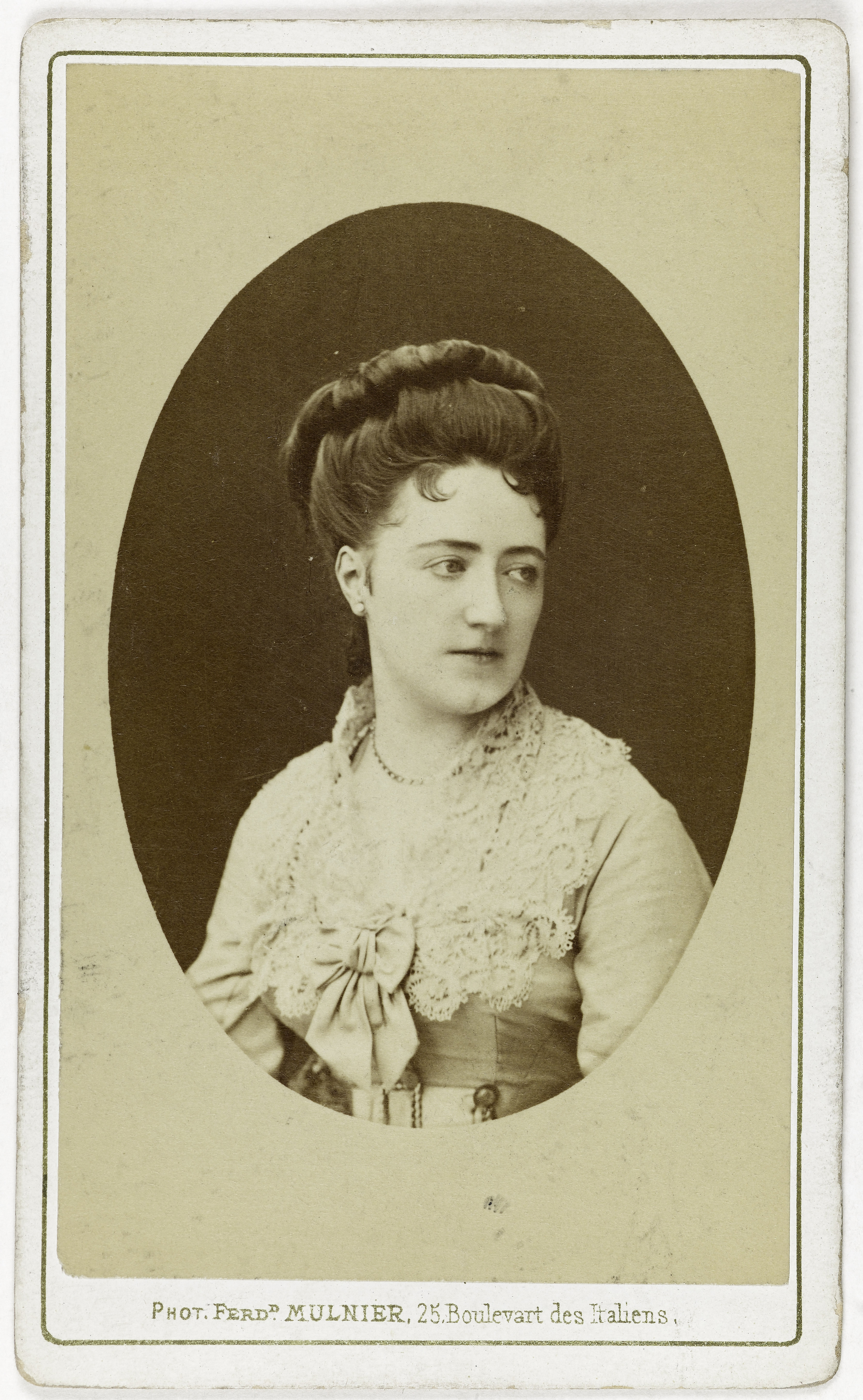 Ferdinand Mulnier, Portrait de Montchanin, danseuse à l'Opéra entre 1870 et 1872.