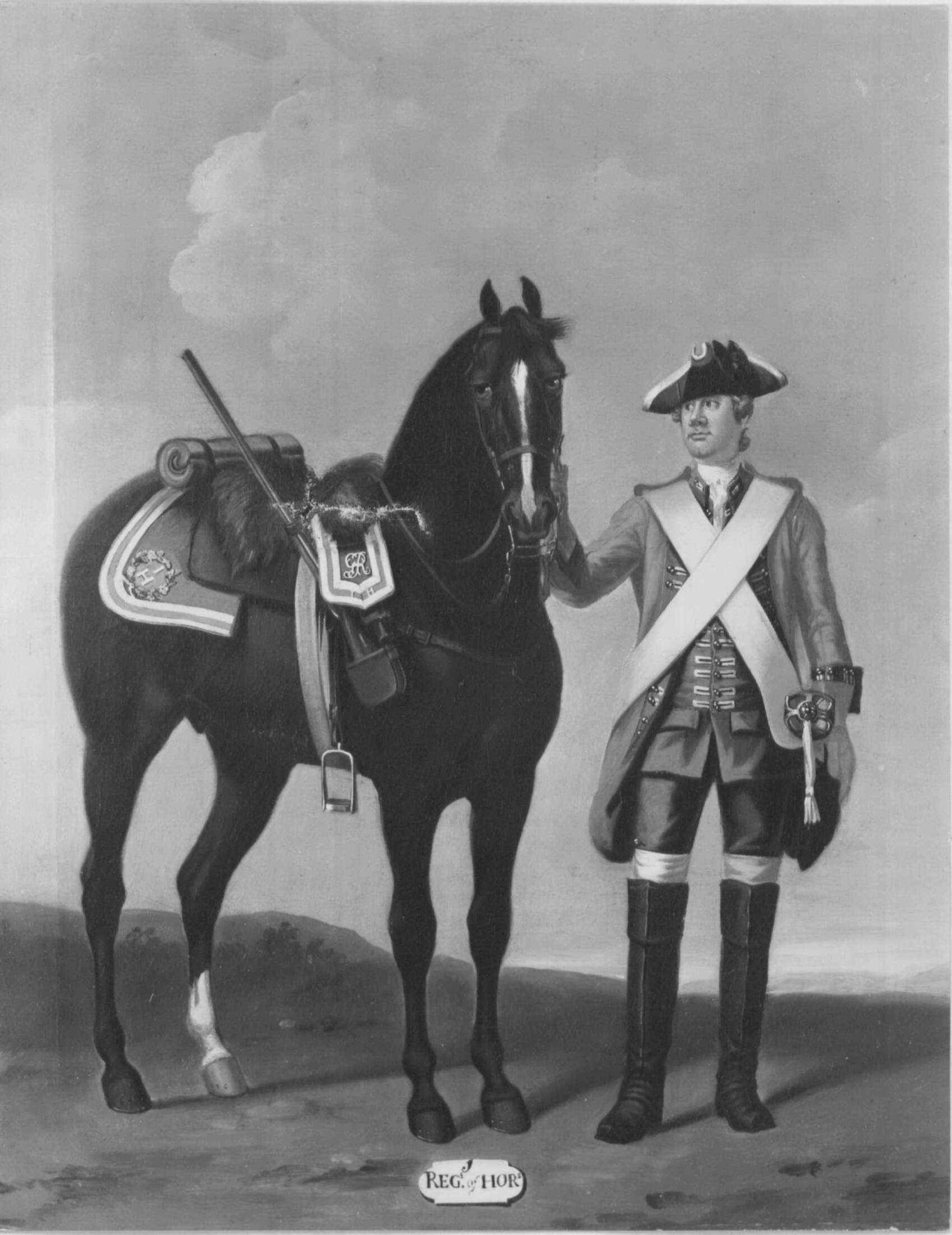 David Morier, Private, 1st Horse, 1751.