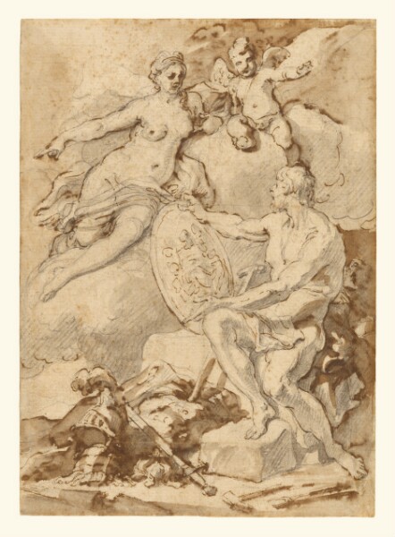 Francesco Solimena, Venus Receiving from Vulcan the Arms of Aeneas