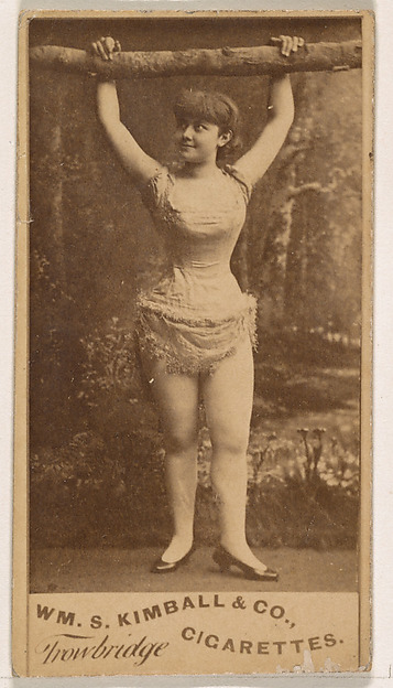 William S. Kimball & Company, Miss Trowbridge, from the Actresses series (N203) issued by Wm. S. Kimball & Co.