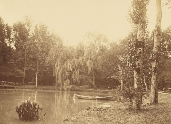 Charles Marville, [Scene at the Bois de Boulogne, Paris]