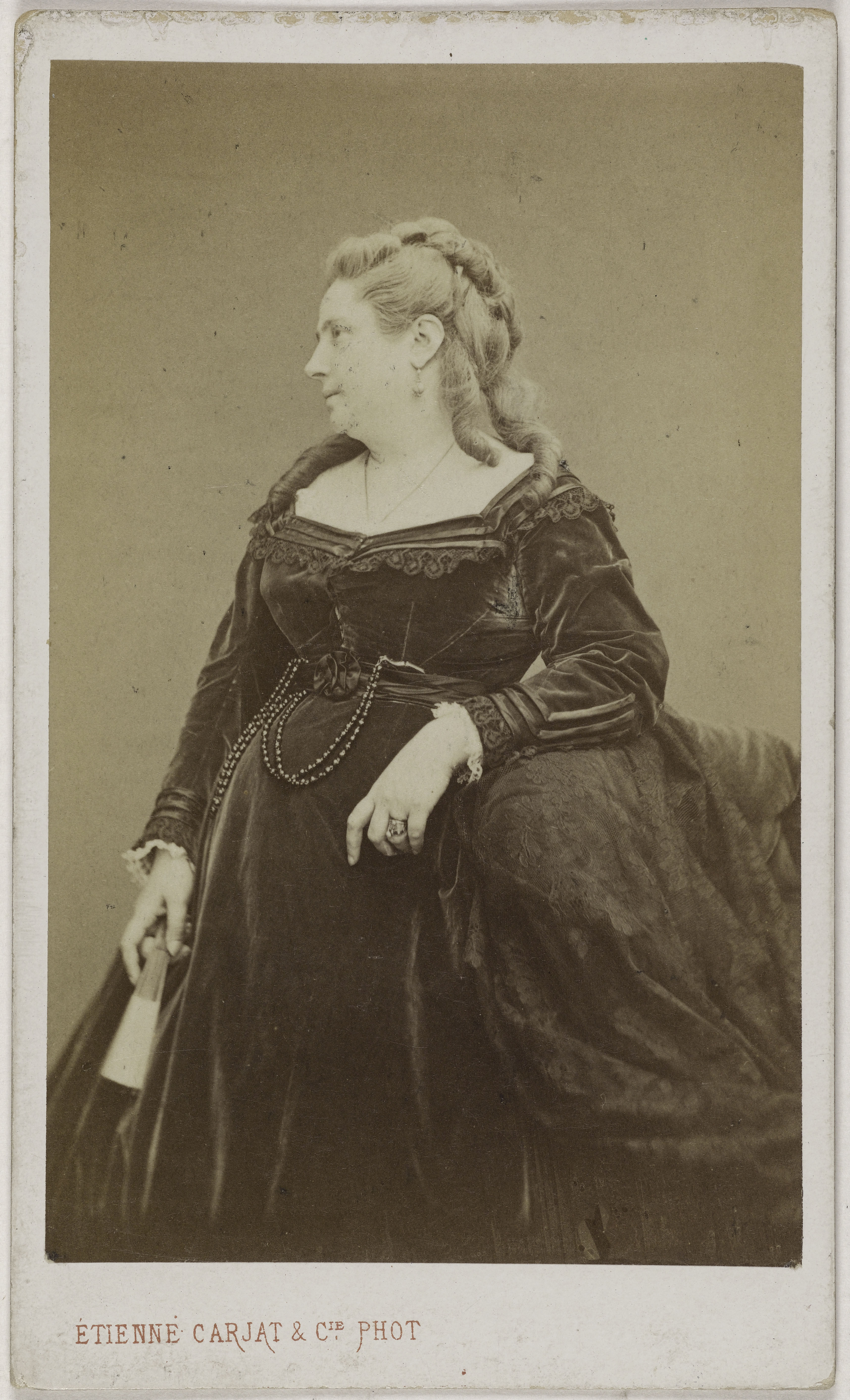 Carjat & Cie, Portrait de Daubrun (actrice)