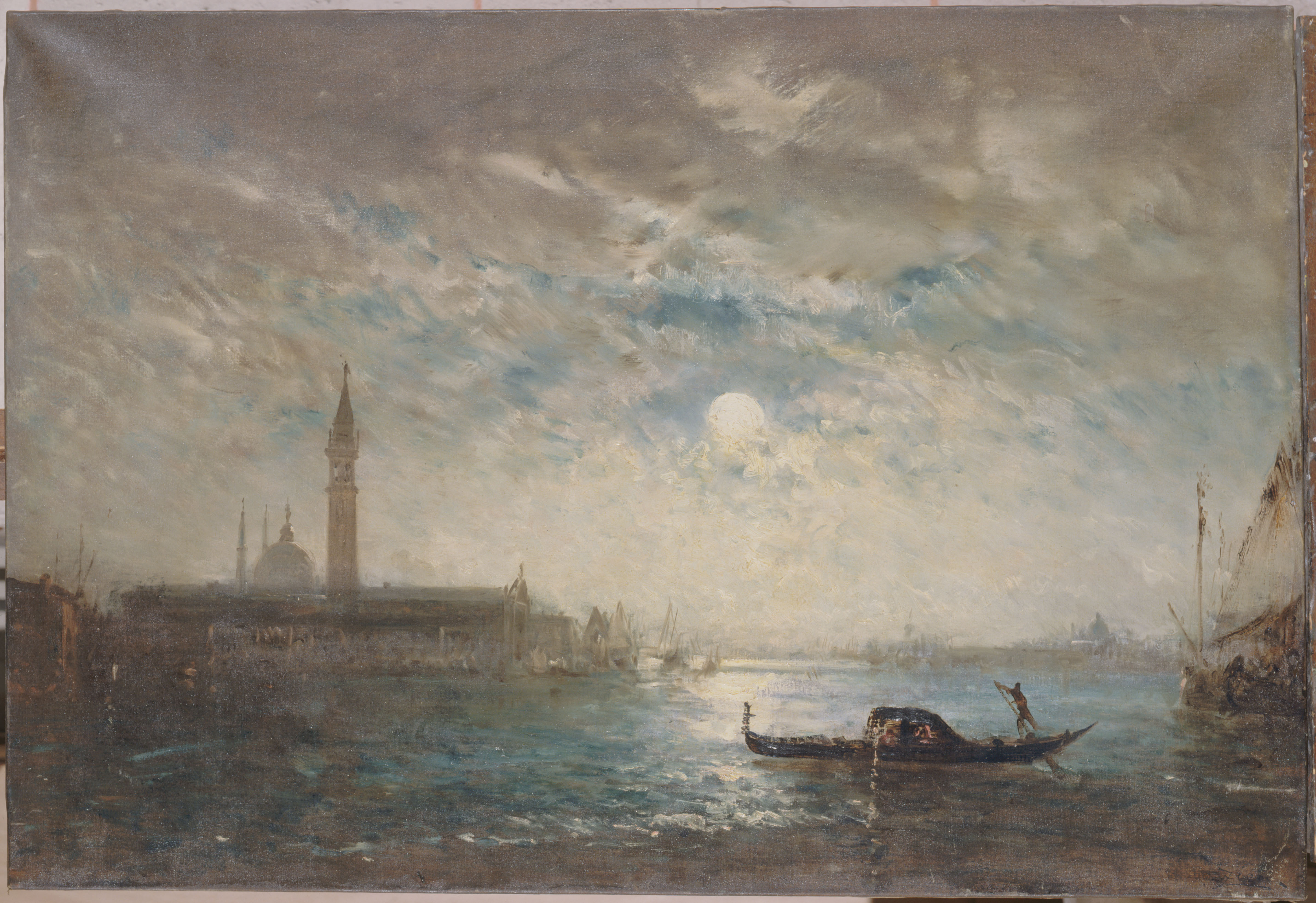 Félix Ziem, Venise et le Campanile au clair de lune