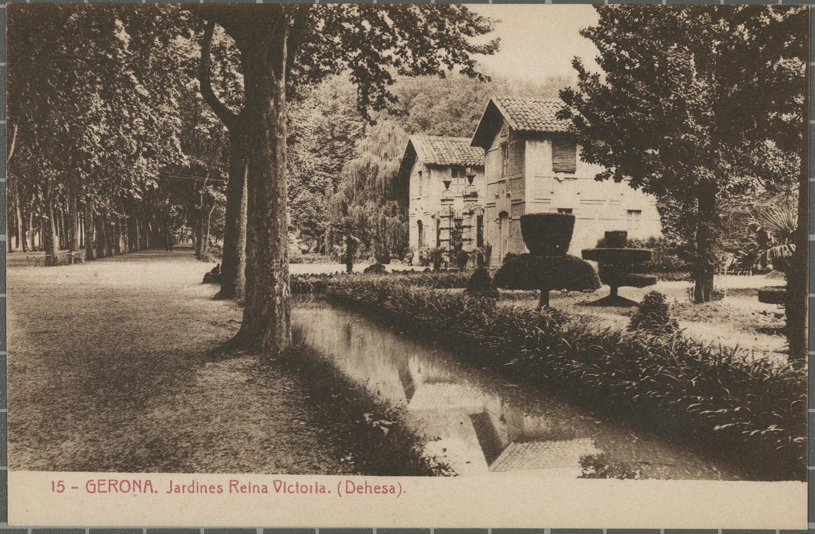 Desconegut, 15 - GERONA. Jardines Reina Victoria. (Dehesa)