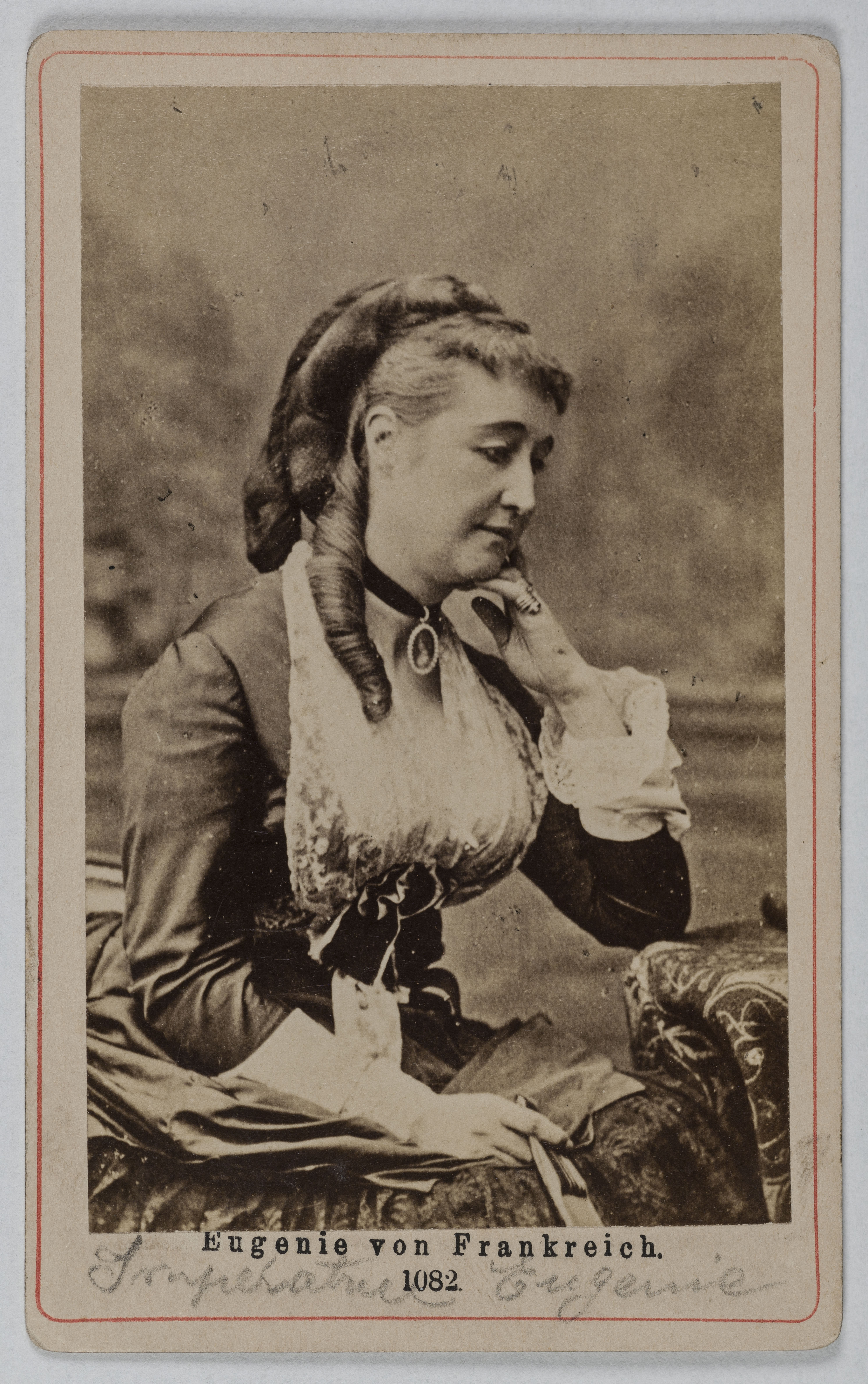 Anonyme, Portrait de l'impératrice Eugénie, (Eugénie de Montijo), (1826-1920)