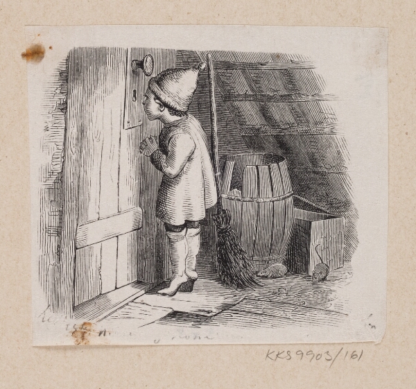 H.P. Hansen, Illustration til "Nissen hos Spekhøkeren" i H.C. Andersen, "Eventyr og Historier", Bind 2