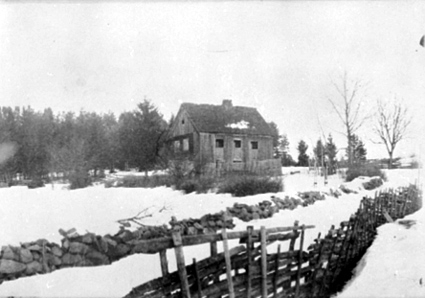 Anno Domkirkeodden, EKSTERIØR HUSMANNSPLASS, SANGEN, GAMLE FURNESVEGEN, VINTER.