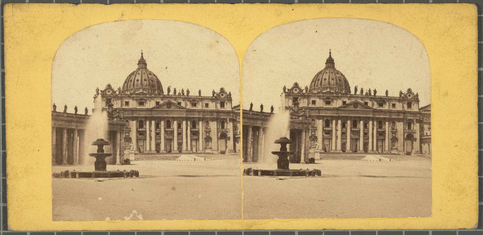 Desconegut, Place St. Pierre. Rome Rationale of the title, title inscribed