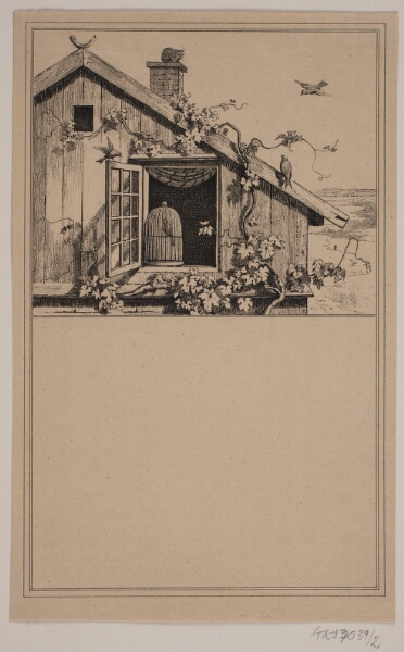 Adolph Kittendorff, De fangne og de frie. Nr. 1 i Chr. Winther og M. Rørbye, "25 Billeder for små børn"