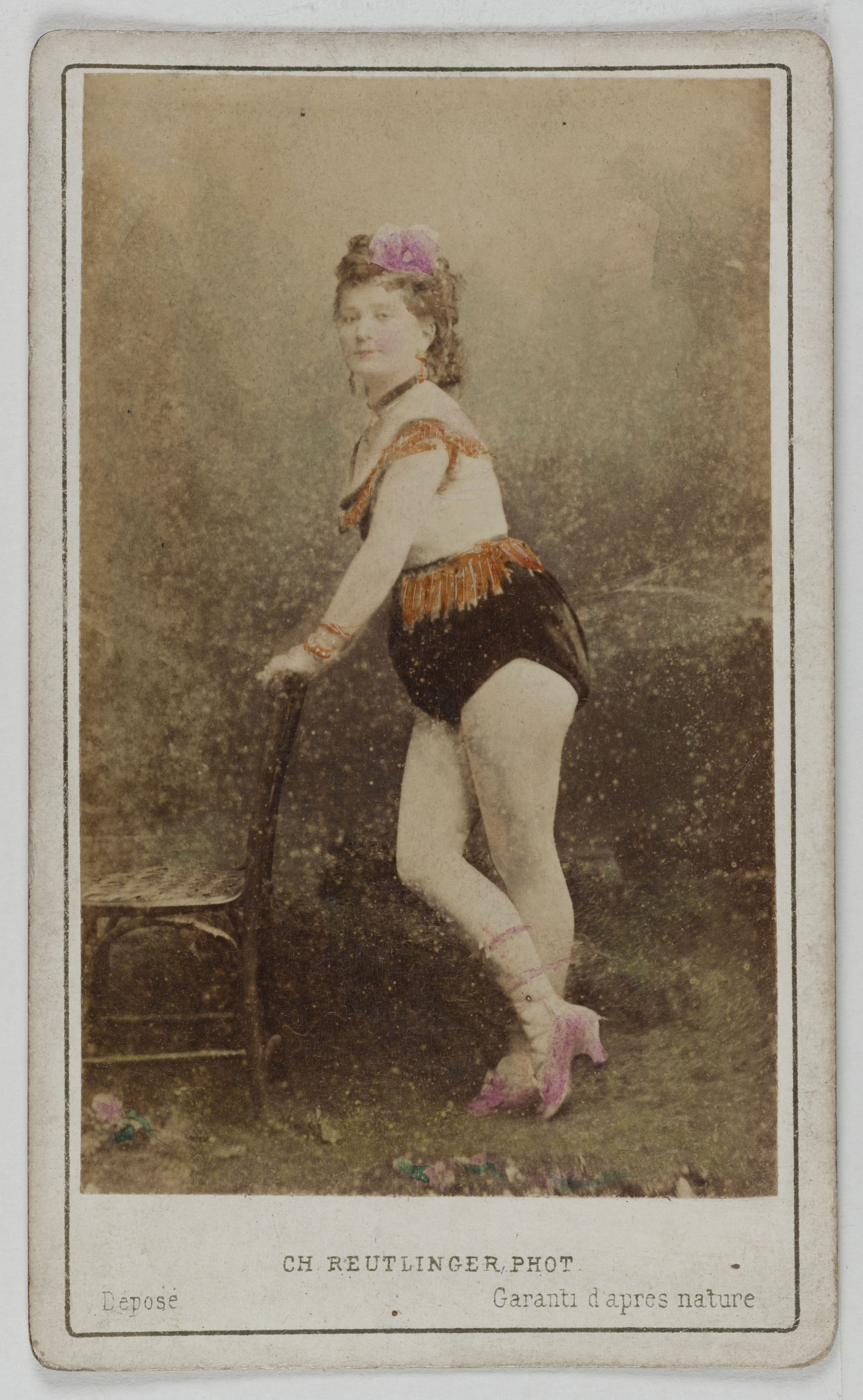 Charles Reutlinger, Portrait de Berthe Legrand (Adèle Blanchart dite, 1850-1910), (actrice)