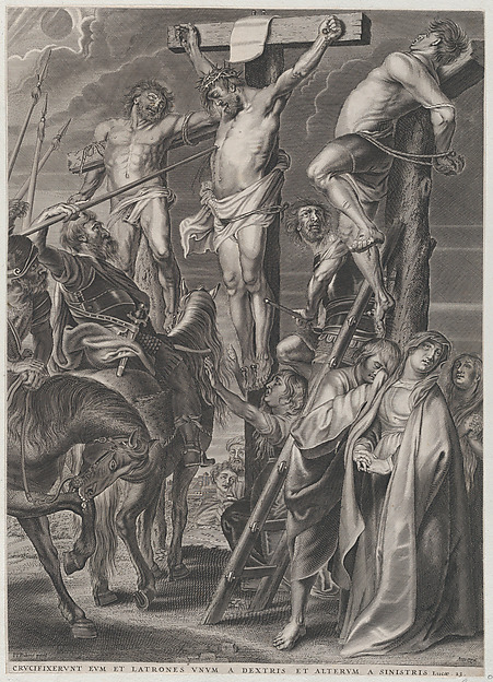 Anonymous, Christ on the cross between the two thieves
