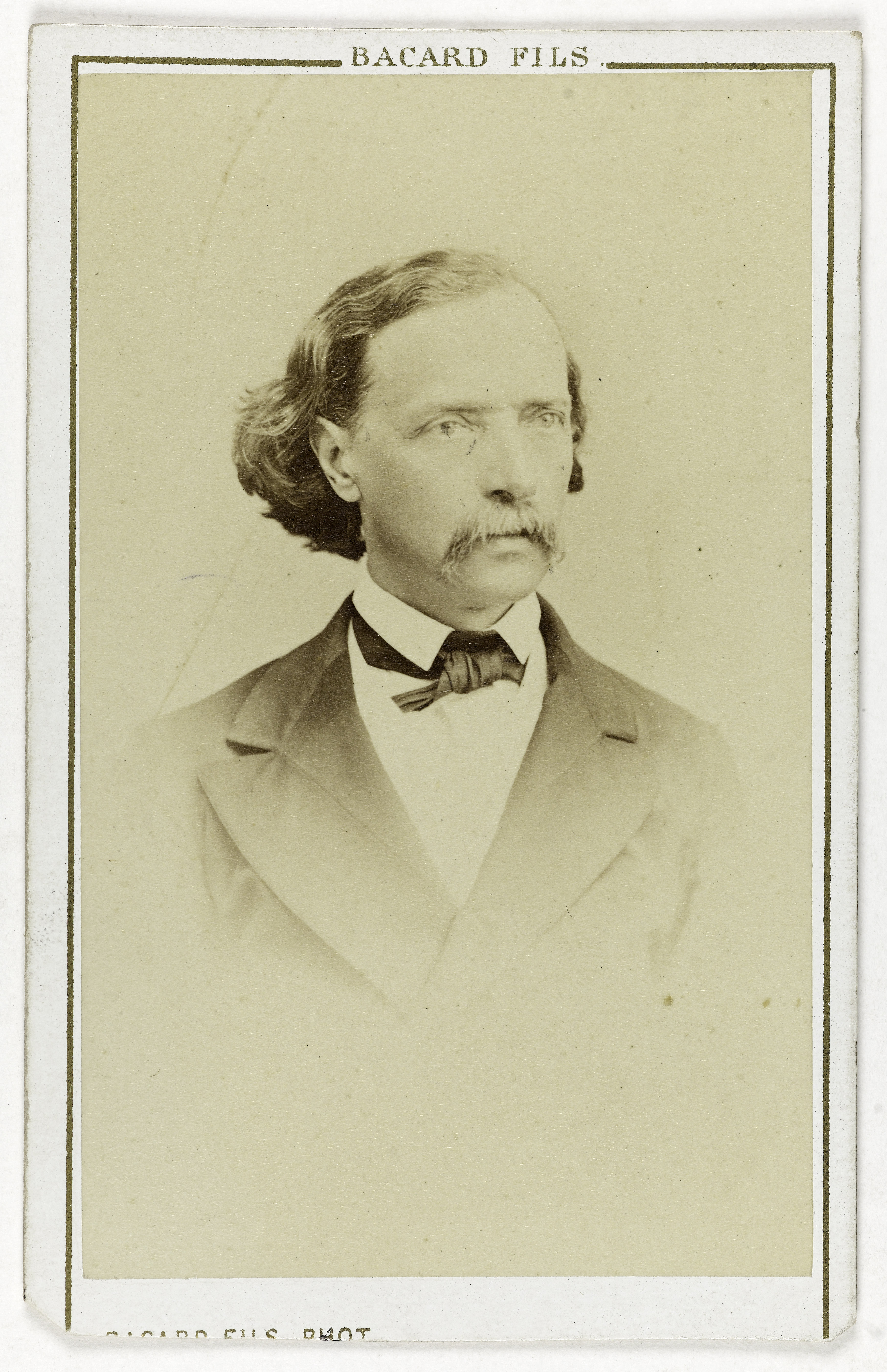 Bacard Fils, Portrait de Jean-Baptiste Millière (1817-1871), avocat et homme politique.