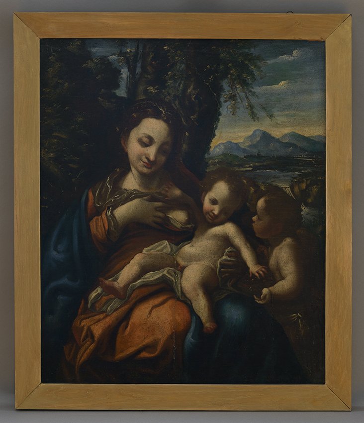 Antonio da Correggio, Madonna del Latte, um 1525 oder 18. Jahrhundert